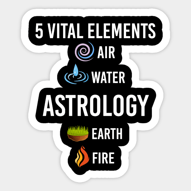 5 Elements Astrology Sticker by blakelan128